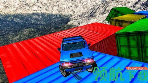 巨型汽车特技赛车游戏破解版截图2