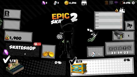 史诗滑板2解锁无限资源版截图2