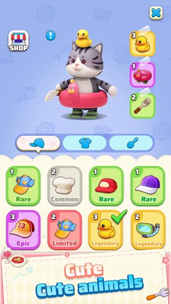 动物零食小镇图片