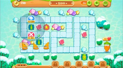 保卫萝卜2炮塔摆放攻略
1