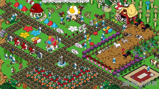 蓝精灵村庄无限红豆版 中文内购版截图1