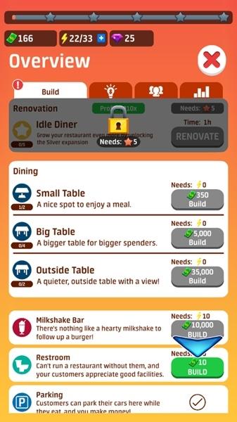 空闲餐厅大亨无限钻石版本图片2