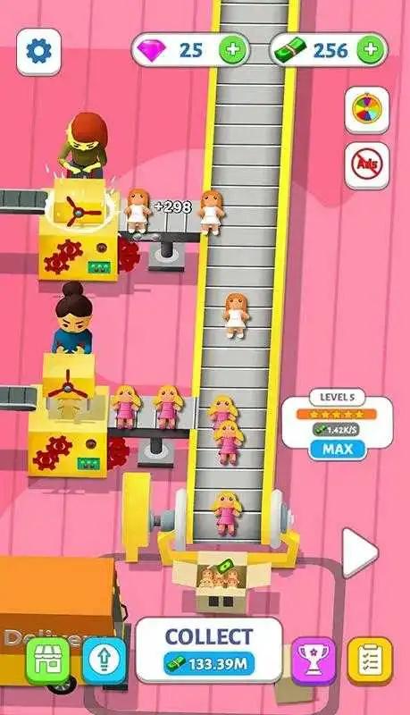 闲置娃娃工厂游戏