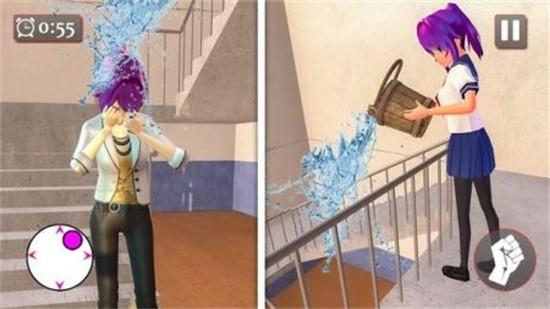 动漫女孩学校模拟器 手机安卓版v1.6截图0