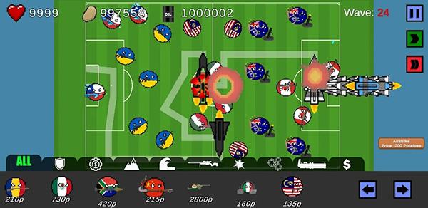 波兰球塔防截图0