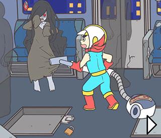 地铁上抢座是绝对不可能的5