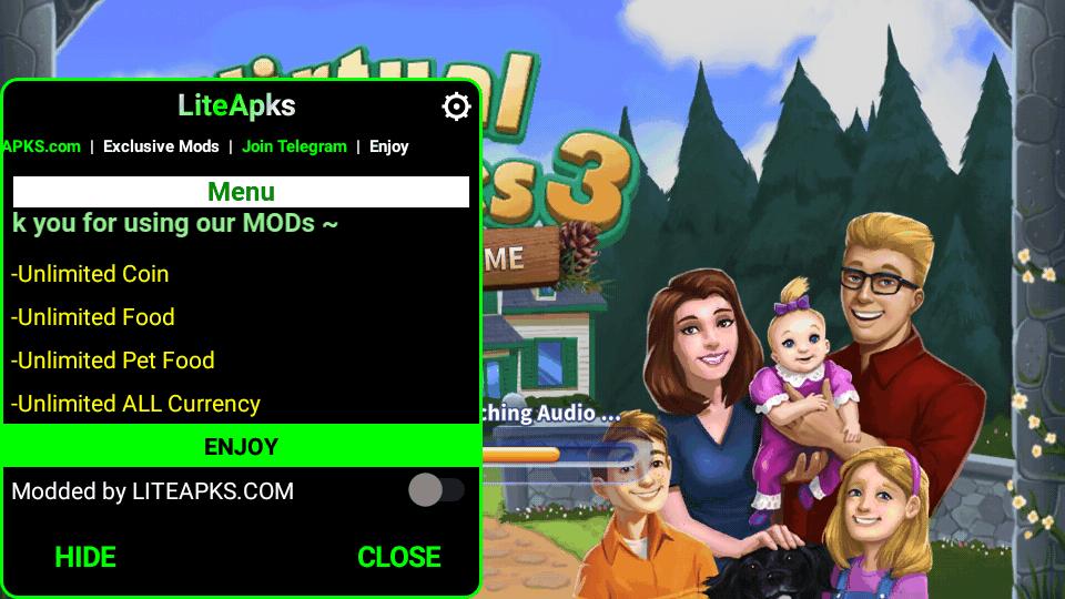虚拟家庭3内置菜单版(Virtual Families 3)v2.1.07修改器版截图2