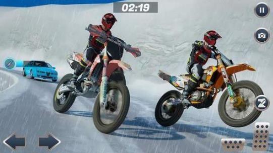 真实雪地摩托大赛3D