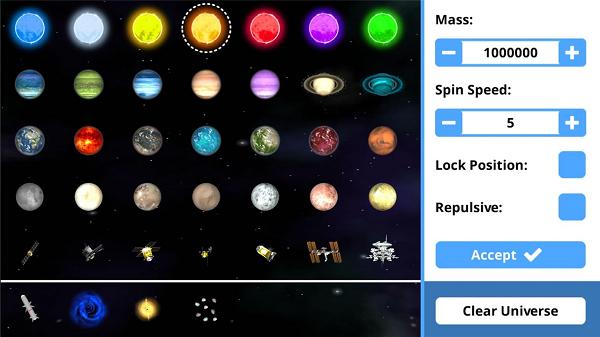 我的模拟重力世界