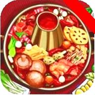 
                        幸福路上的大排档火锅店                    
