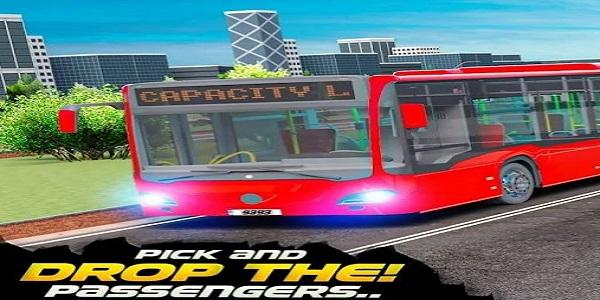 城市公交车载客驾驶