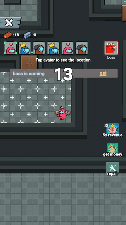 闹鬼宿舍鬼魂生存蓝怪版免广告 v1.2 半汉化版截图3