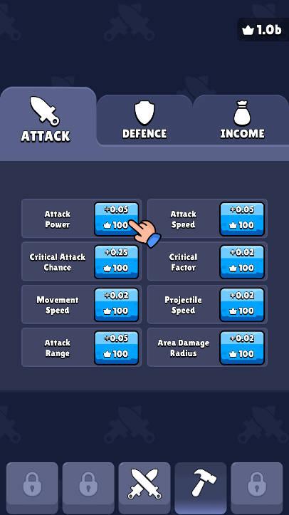 闲置勇士无限金币版 v1.0.9 安卓版截图1