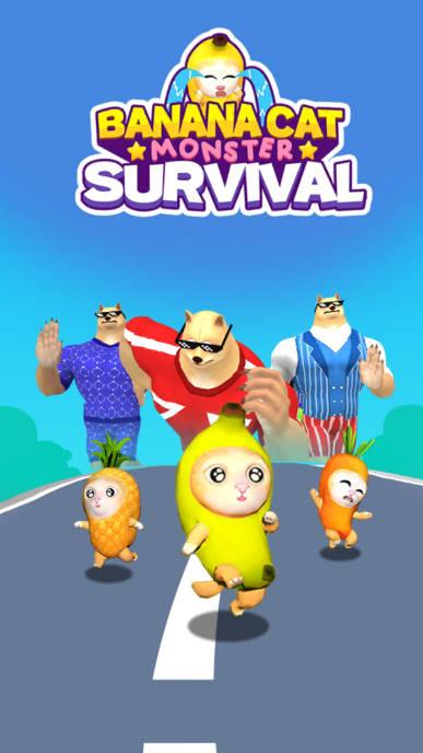 香蕉猫跑酷游戏(香蕉猫怪物生存) v1.1 安装包截图0