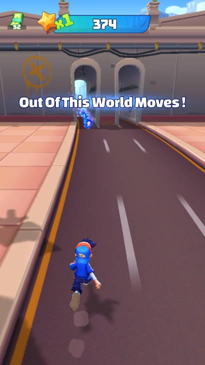 超凡跑者城市追击无限金币版 v1.0.5 安卓版截图0