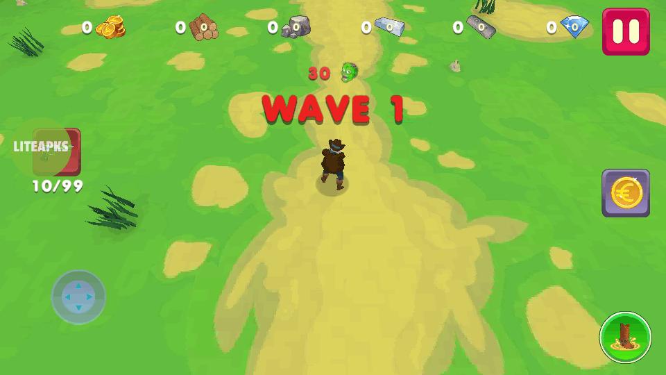 两个家伙和僵尸破解版无限钻石无限金币(Two Guys And Zombies 3D) v0.811 安卓汉化版截图1