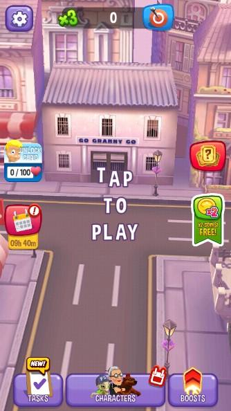 愤怒的老奶奶跑酷无限金币版(Angry Gran Run) v2.26.1 手机版截图0