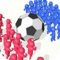 拥挤的足球游戏 