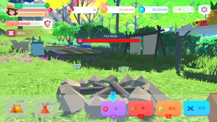 生存露营直播手游无限金币钻石版 v0.9 中文版截图0