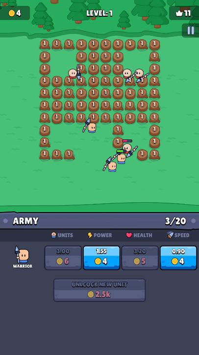 闲置勇士无限金币版 v1.0.9 安卓版截图3