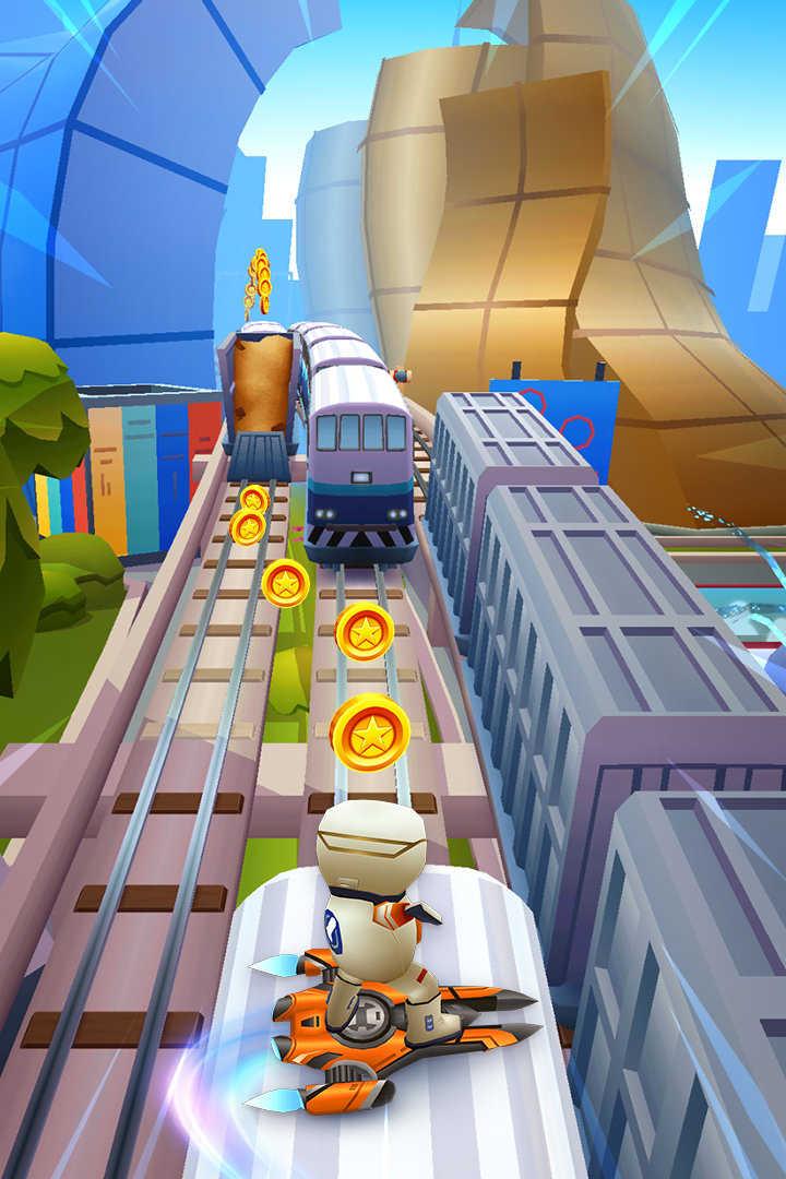 地铁跑酷无敌版无限钻石苹果版截图2