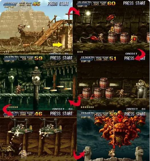 合金弹头3一命通关无敌版隐藏路线9