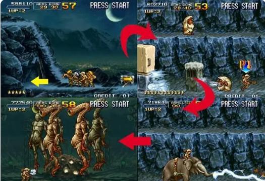 合金弹头3一命通关无敌版隐藏路线4