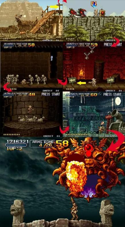 合金弹头3一命通关无敌版隐藏路线10