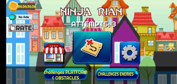 罗恩忍者错误的冒险游戏安卓下载截图1