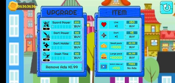 罗恩忍者错误的冒险游戏安卓下载截图3