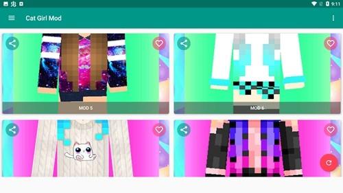 我的世界猫娘模组无遮掩版截图0