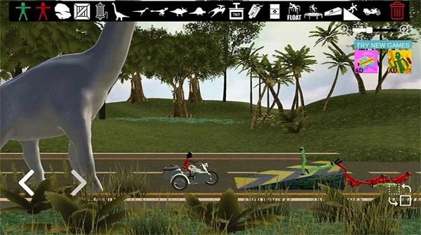 侏罗纪布娃娃人游乐场游戏下载安装(Jurassic Ragdoll People Playground)