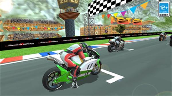 真实摩托赛车游戏