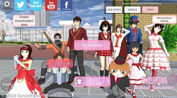 樱花校园模拟器英文版SAKURA SchoolSimulator 樱花校园模拟器英文版SAKURA SchoolSimulator