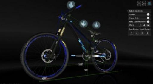 模拟山地自行车Bike 3D Configurator