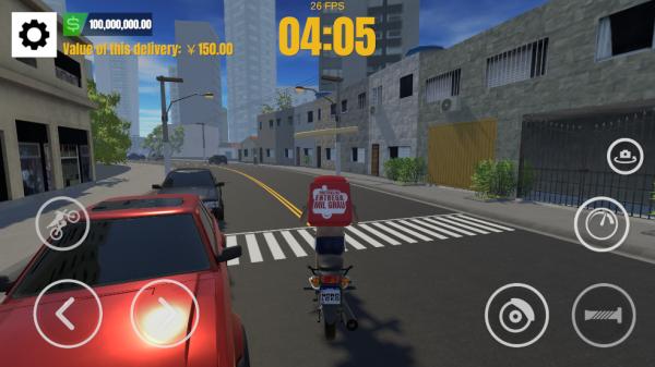摩托车送货游戏