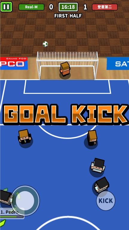 办公桌上踢足球(机でサッカー)