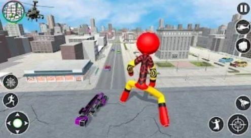 火柴人城市超级保卫者Stickman Rope Hero Superhero