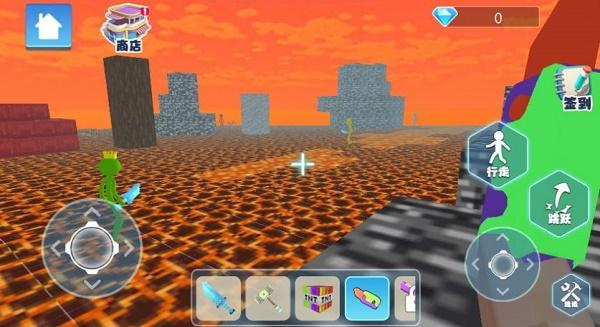 火柴人VS沙盒世界游戏