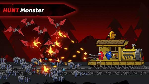 冒充者射击怪物游戏(Train Spider : Impostor Shoot)(Train Spider : Impostor Shoot)