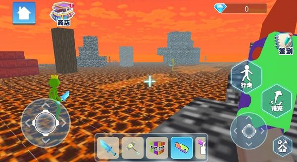 火柴人VS沙盒世界游戏