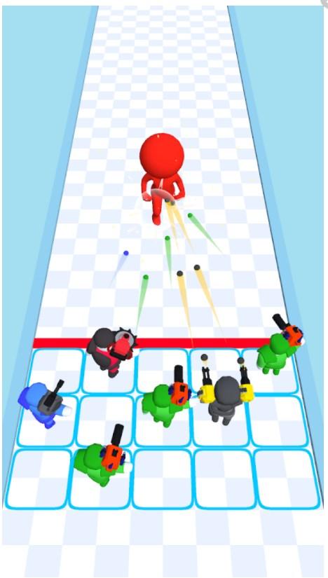 合并人类防御游戏