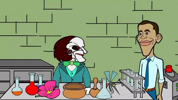 奥巴马怪物星的入侵战争游戏(Obama Jigtrap Alien Invasion)