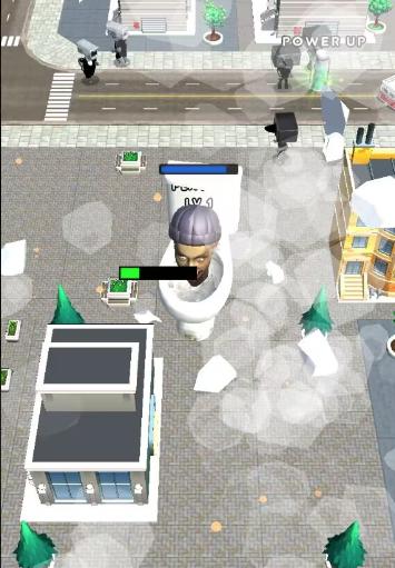 狂暴马桶人怪物粉碎