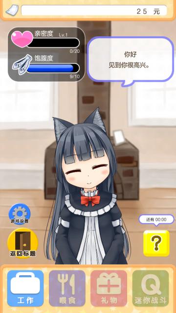 与小猫在一起游戏