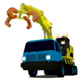 小小起重机2泥地施工