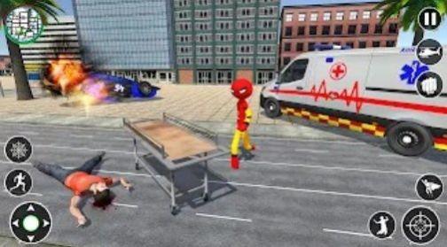 火柴人城市超级保卫者Stickman Rope Hero Superhero