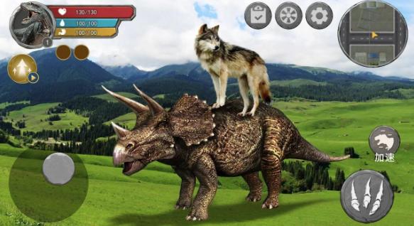 恐龙抗狼吞噬生存