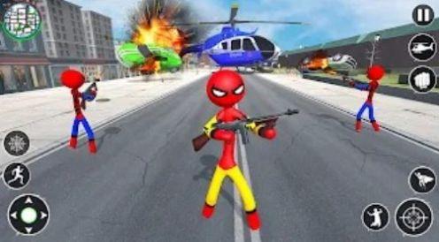 火柴人城市超级保卫者Stickman Rope Hero Superhero