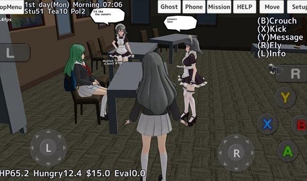 校园女生模拟器英文版下载(SchoolGirls Simulator)(SchoolGirls Simulator)